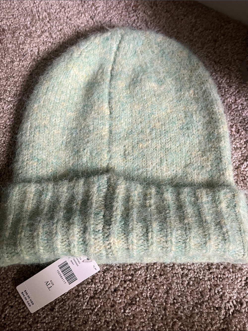 Soft Mint Knit Beanie Anthropologie